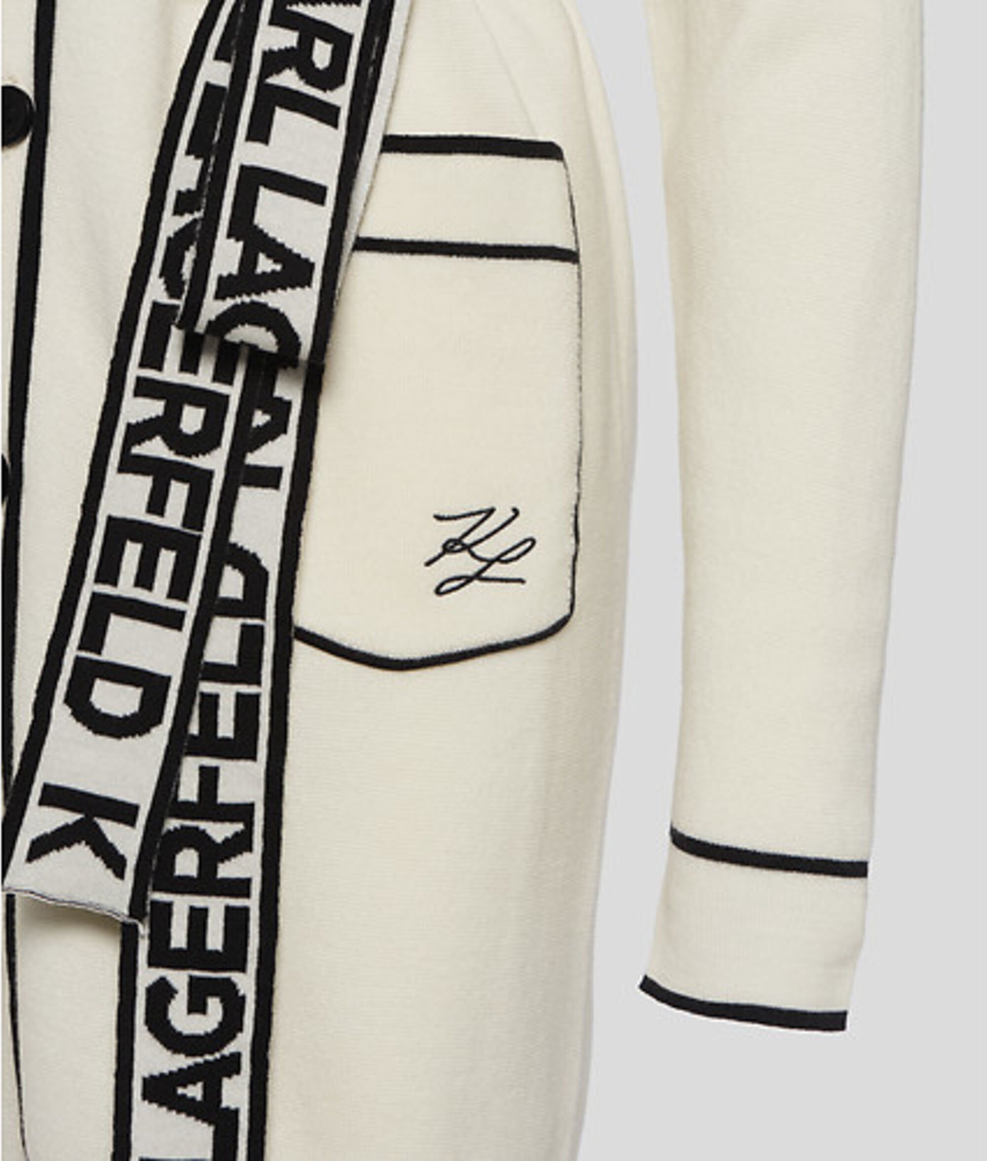 (image for) Fast KARL LOGO BELTED CARDIGAN